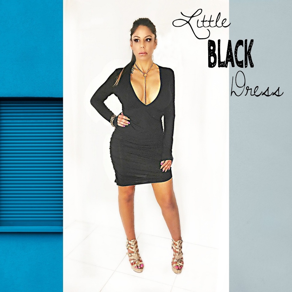 Black Asymmetrical Dress